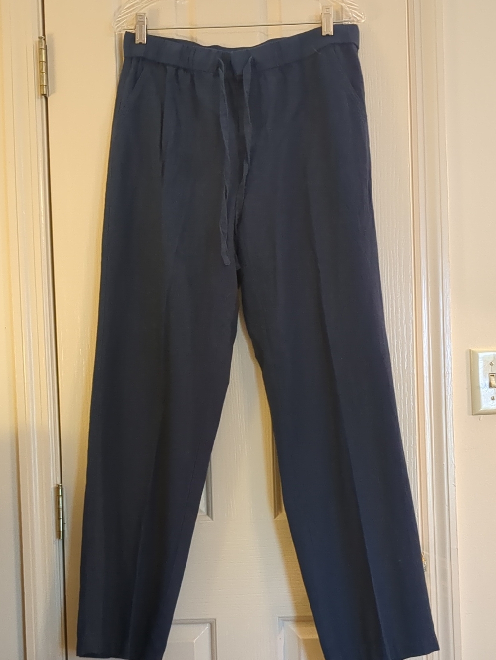 Liz Claiborne Navy Drawstring Pants